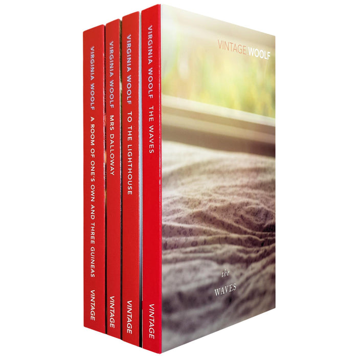 Virginia Woolf Vintage Classics Collection: A Room of One's Own and Three Guineas, Mrs Dalloway, To the Lighthouse & The Waves – A Journey Through Early 20th Century Modernism (4-Book Set)