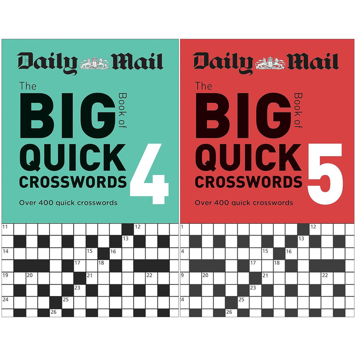 Daily Mail Big Book of Quick Crosswords Collection: Volumes 4 & 5 – Fun and Engaging Crossword Puzzles for Every Skill Level