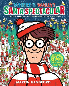 Where's Wally? Santa Spectacular Sticker Activity Book: A search-and-find Christmas present