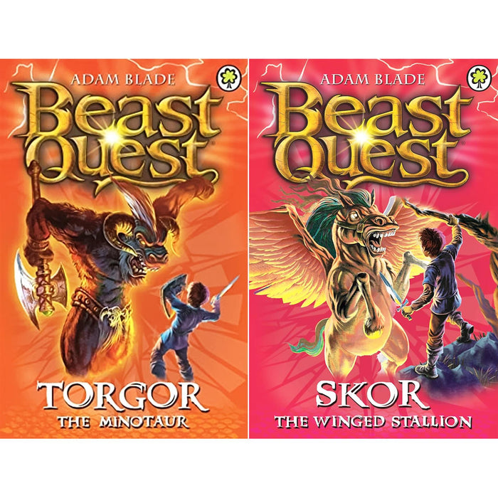 Beast Quest Series 3 & 4 Collection (12 Books) – The Dark Realm and The Amulet of Avantia: Thrilling Adventures of Magic, Heroism, and Battles for Young Fantasy Readers