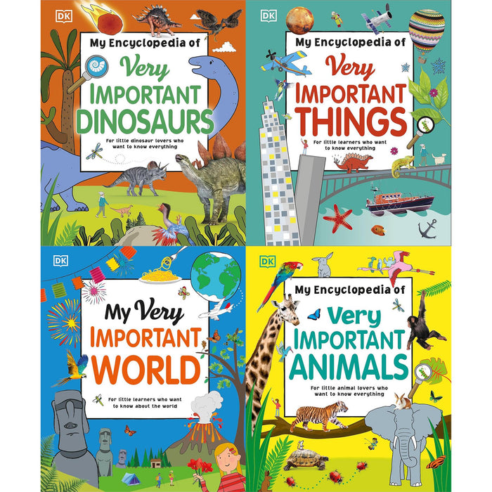 DK's My Very Important Encyclopedia Collection for Little Learners: Animals, World, Things, and Dinosaurs