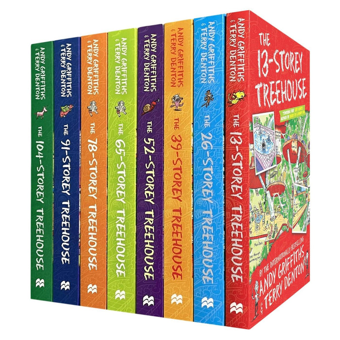 The Treehouse Series by Andy Griffiths & Terry Denton: The 13 to 104-Storey Treehouse