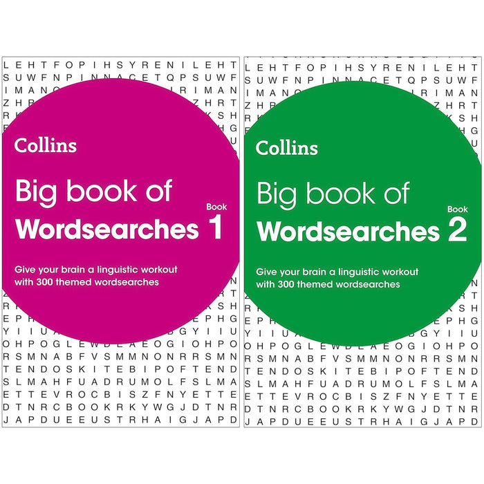 Collins Big Book of Wordsearches Collection: 600 Themed Puzzles in Volumes 1 and 2 for Wordsearch Enthusiasts