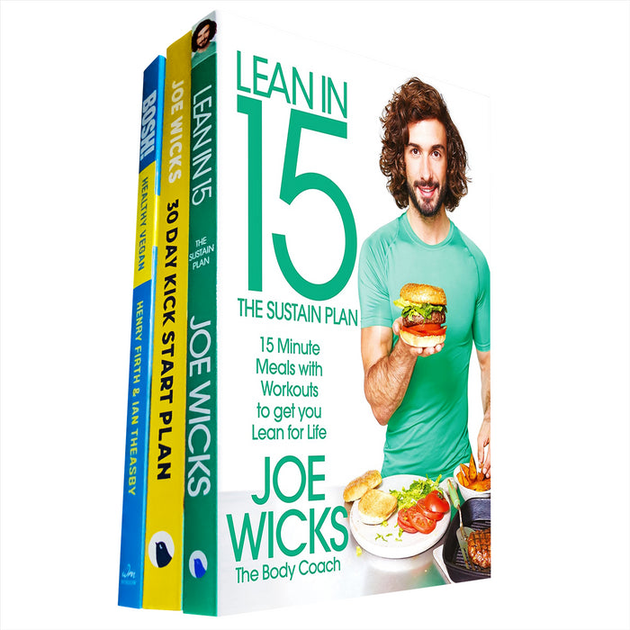 Healthy Living Collection: Includes 30 Day Kick Start Plan, Lean in 15 – The Sustain Plan, and BOSH! Healthy Vegan