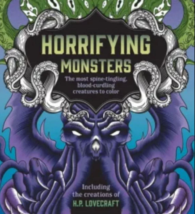 Horrifying Monsters Colouring Book