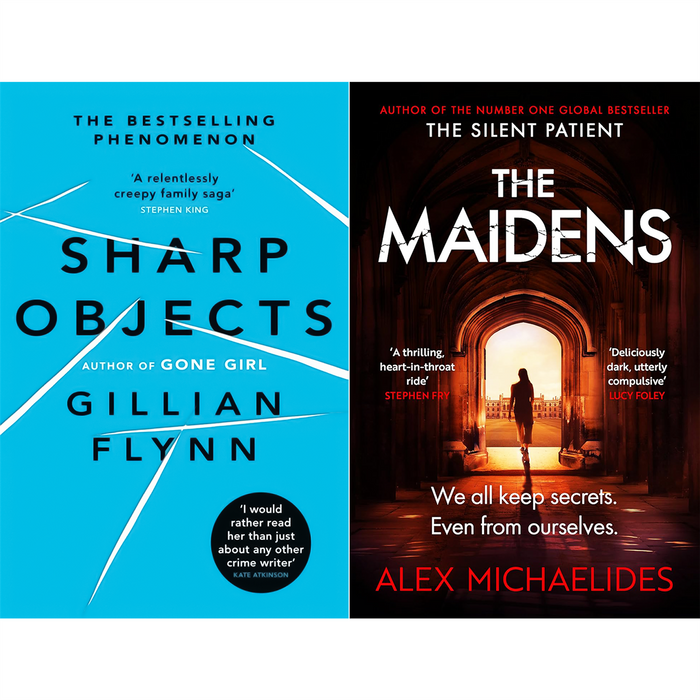 Dark Psychological Thrillers Set: Includes Sharp Objects by Gillian Flynn & The Maidens by Alex Michaelides