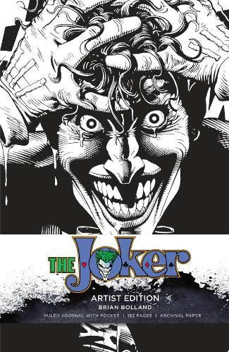 Dc Comics: The Joker Hardcover Ruled Journal: Artist Edition