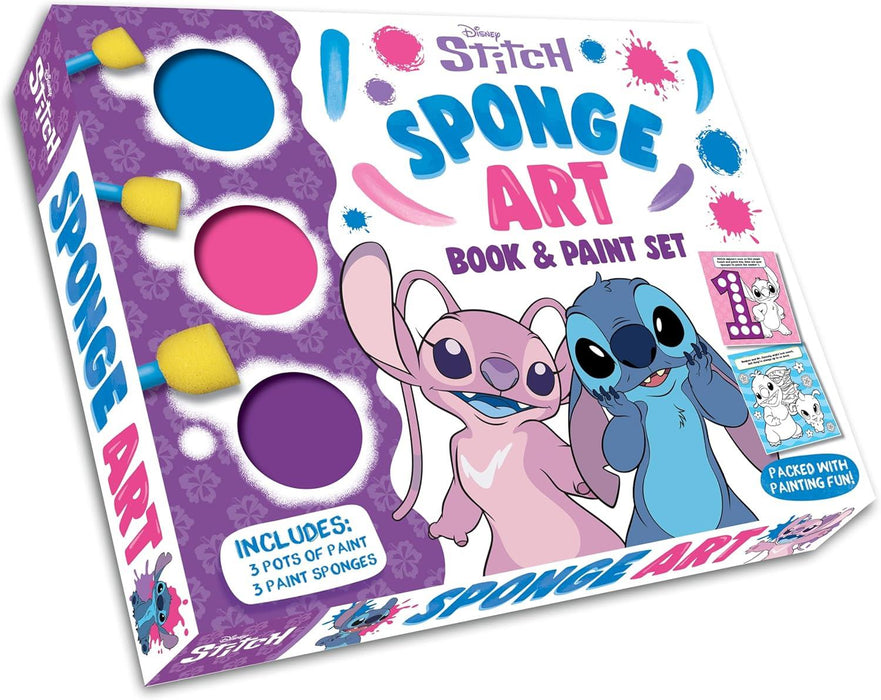 Disney: Stitch Sponge Art Book & Paint Set