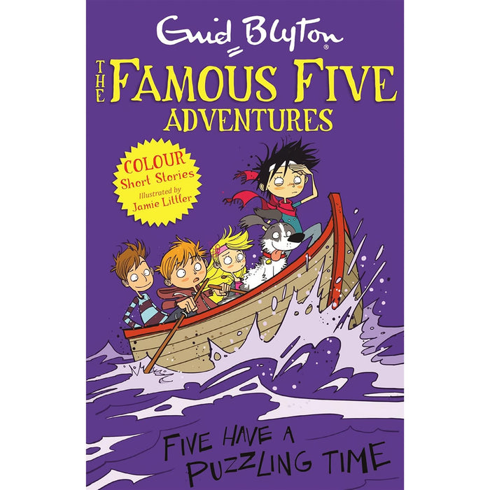 Famous Five Colour Short Stories – 5-Book Collection by Enid Blyton: Classic Adventures Including Puzzling Time, Timmy’s Treasure & More