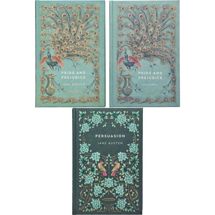 Pride and Prejudice & Persuasion by Jane Austen (Hardcover) with Pride and Prejudice Journal – A Cranford Edition Set of Timeless Romance and Enduring Love