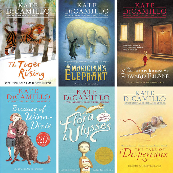 A Timeless Collection by Kate DiCamillo: Six Inspiring Tales of Friendship, Courage, and Adventure, Perfect for Engaging Young Readers and Families Alike
