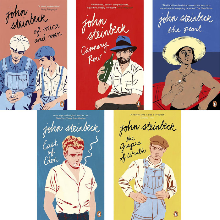 John Steinbeck Penguin Modern Classics Collection: Exploring Humanity, Resilience, and American Life through Of Mice and Men, Cannery Row, The Pearl, East of Eden, and "The Grapes of Wrath