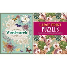 Large Print Puzzles Collection: Wordsearch & Mixed Puzzles