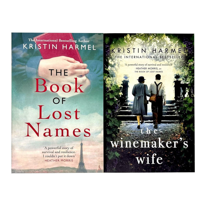 Kristin Harmel Collection 2 Books Set (The Book of Lost Names & The Winemaker's Wife)