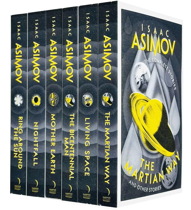 Isaac Asimov The Complete Stories Collection 6 Books Set