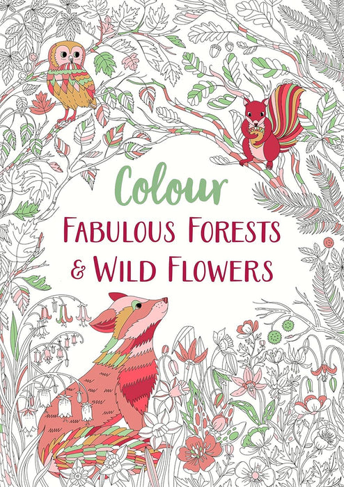 Fabulous Forests and Wild Flowers: An Anti-Stress Colouring Book (Colour Yourself Calm)