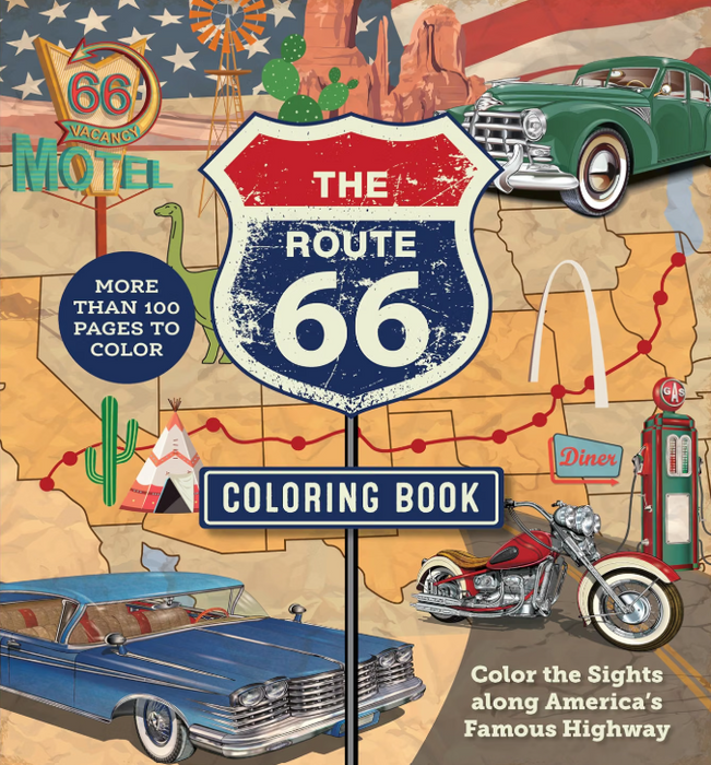 Route 66 Coloring Book