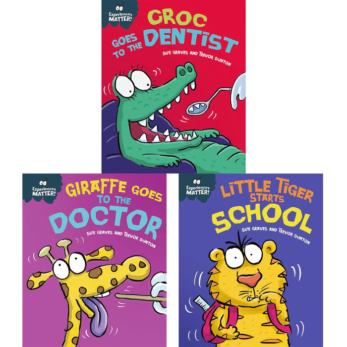 Experiences Matter Set: Visiting the Dentist, Doctor, and Starting School – A Three-Book Collection to Help Children Navigate New Milestones