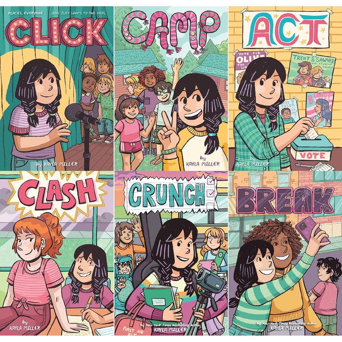 Click Graphic Novel Collection by Kayla Miller: Click, Camp, Act & More