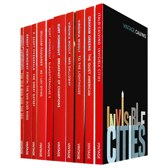 Vintage Classics: 20th Century World Literature Masterpieces – From Hemingway & Woolf to Vonnegut & Fitzgerald – Journeys Through War, Identity & the Human Spirit (10‑Book Set)