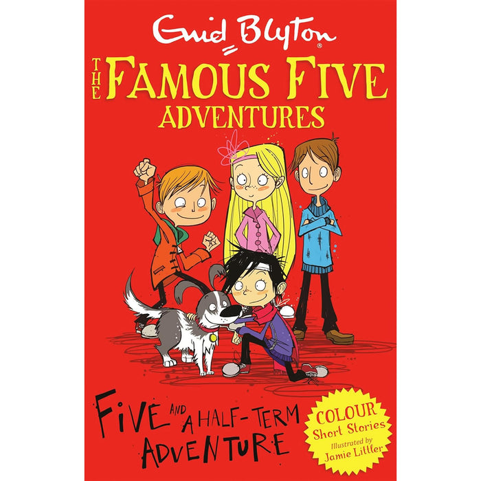 Famous Five Colour Short Stories – 5-Book Collection by Enid Blyton: Classic Adventures Including George’s Hair, Half-Term Adventure & More