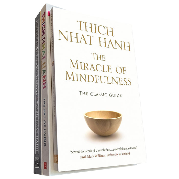 Thich Nhat Hanh’s MindfulnessCollection: The Miracle of Mindfulness, Peace Is Every Step, and The Heart of the Buddha’s Teaching  (3-Book Set)