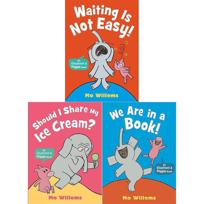 Elephant & Piggie Collection: Waiting Is Not Easy!, Should I Share My Icecream? & We Are in a Book!