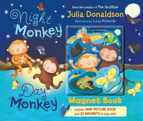 Night Monkey, Day Monkey Magnet Book (Magnet Books)