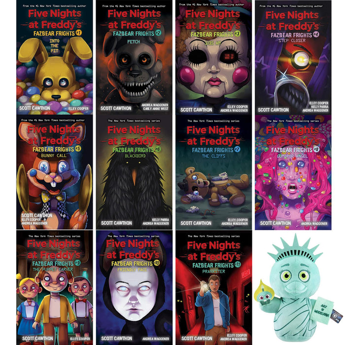 Five Nights at Freddy’s Complete Fazbear Frights 11-Book Collection with Exclusive Funko Plush: Liberty Chica – Discover Thrills and Chills in Freddy’s World