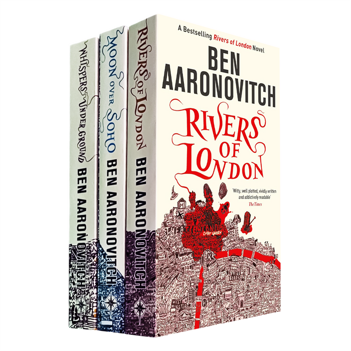 The Rivers of London Series by Ben Aaronovitch: The Magic Beneath London’s Streets in Rivers of London, Moon Over Soho, and Whispers Under Ground