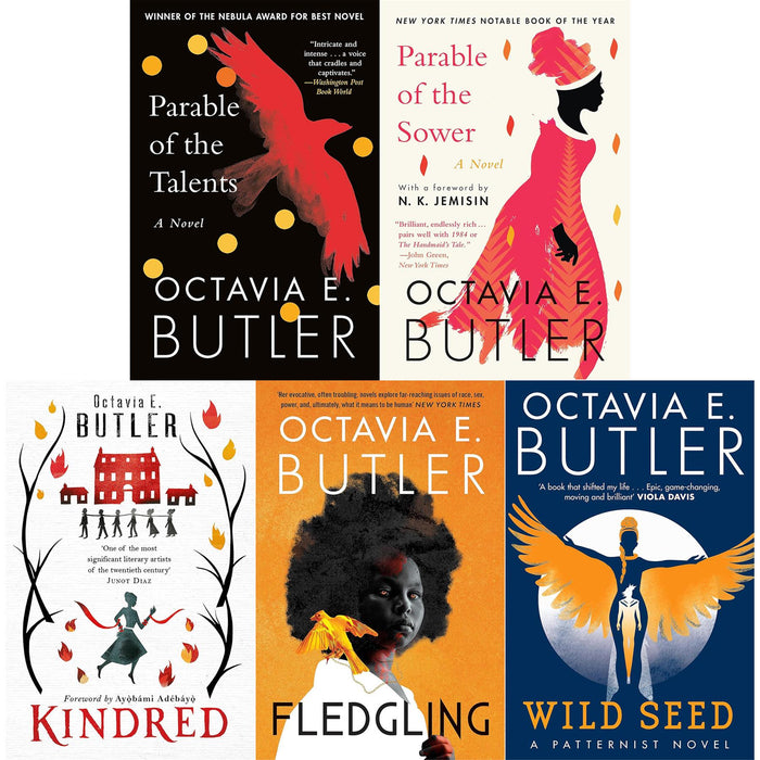 Octavia E. Butler Masterworks Collection: Parable of the Sower, Parable of the Talents, Kindred, Fledgling & Wild Seed - Five Essential Novels by Nebula Award Winner (5-Book Set)