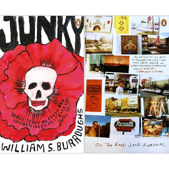 Beat Generation Classics: Junky by William Burroughs & On the Road by Jack Kerouac