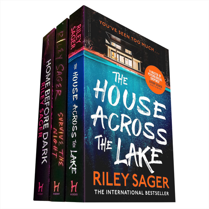 Riley Sager Thriller Collection: Includes Survive the Night, The House Across the Lake, and Home Before Dark – Gripping Psychological Thrillers of Survival, Secrets, and Suspense