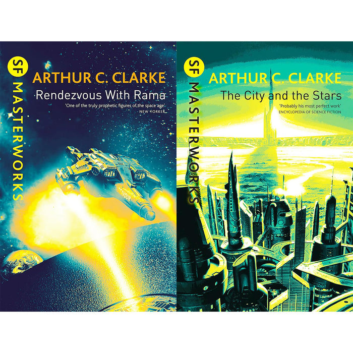 Arthur C. Clarke Collection – SF Masterworks of Space Exploration & Human Discovery in Rendezvous with Rama & The City and the Stars (2-Book Set)