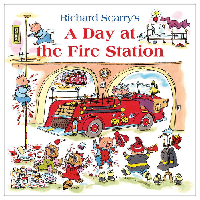 Richard Scarry's Busy Adventures: A Day at the Police Station, Fire Station, and Airport – Exploring Community Heroes and Places
