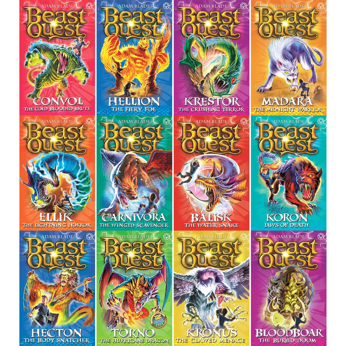 Beast Quest Series 7 & 8 Collection (12 Books) – The Lost World and The Pirate King: Epic Adventures of Magic, Bravery, and Battles for Young Fantasy Readers