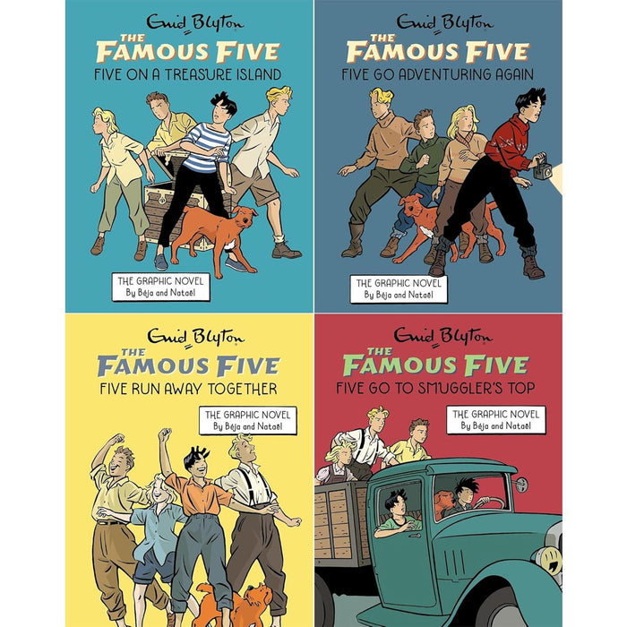 The Famous Five Graphic Novel Collection by Béja & Nataël