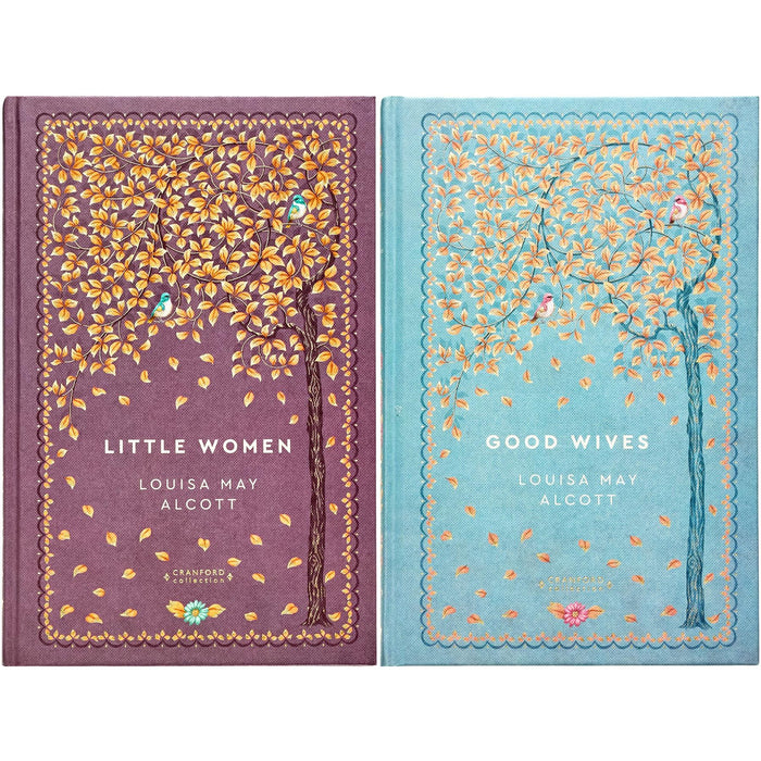 Little Women & Good Wives by Louisa May Alcott (Hardcover) – A Cranford Collection Set of Timeless Tales, Family Bonds, and the Unforgettable Journey of the March Sisters