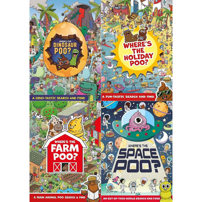 Where's the Poo Collection: 4-Book Set by Alex Hunter