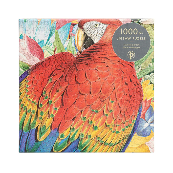 Tropical Garden (Nature Montages) Puzzle: 1000 pieces. Finished puzzle 500x700mm, Boxed 195x195x50mm.