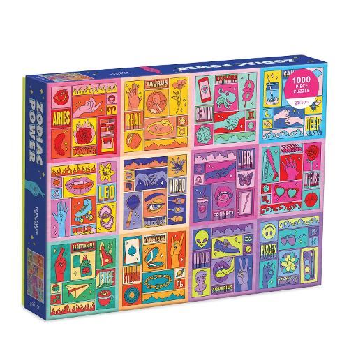 Galison 9780735366831 Zodiac Power 1000 Piece Puzzle