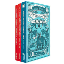 Jules Verne Odyssey Collection – Twenty Thousand Leagues Under the Sea, Around the World in Eighty Days & Journey to the Centre of the Earth (3-Book Set)