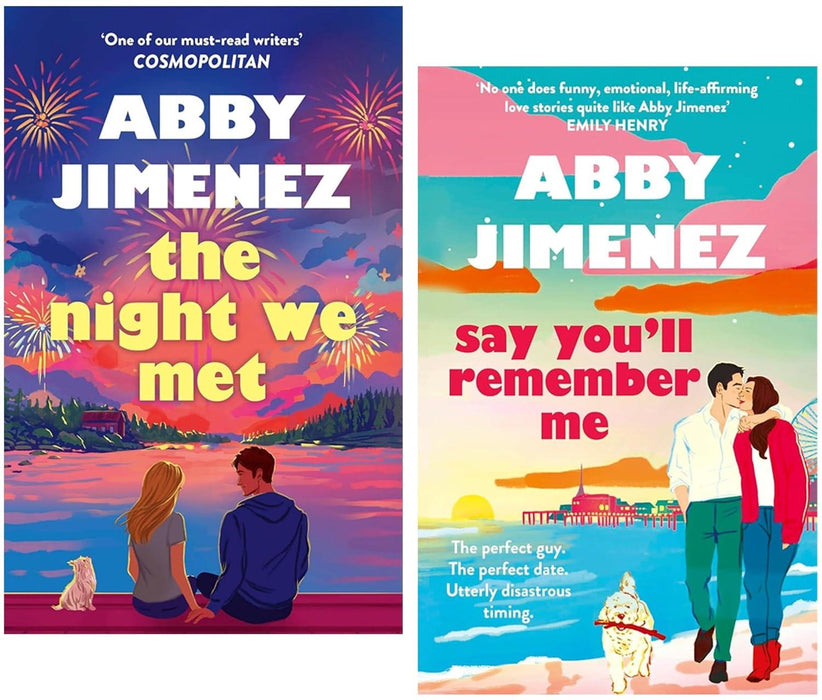 Abby Jimenez Collection 2 Books Set (The Night We Met & Say You'll Remember Me)