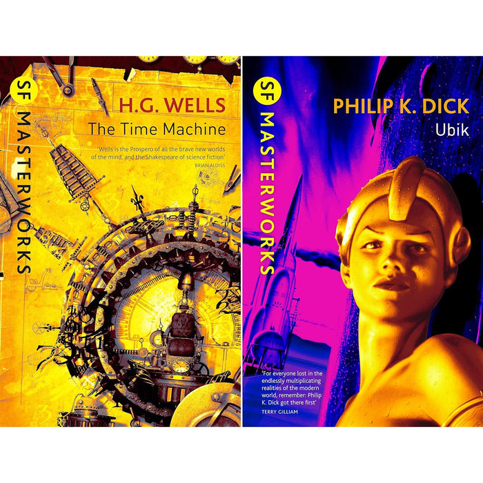 SF Masterworks Quick Reads Essentials – 12 Unique Voices in Time Travel, Dystopia, and Cosmic Satire by Wells, Dick, Russ, Vonnegut & More (12‑Book Set)