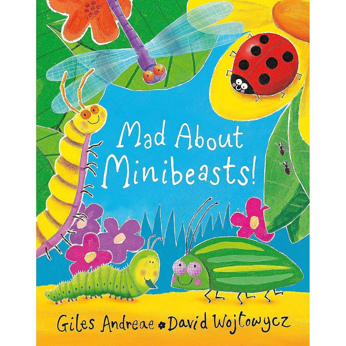 Animal Adventures Collection: 2-Book Set by Giles Andreae & David Wojtowycz (Mad About Minibeasts!, Farmyard Hullabaloo)