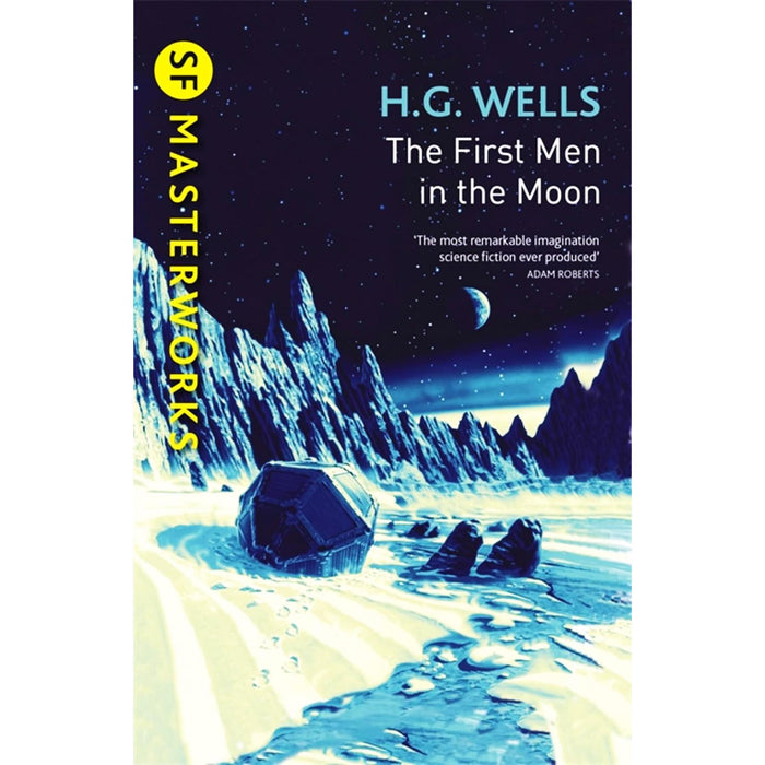 SF Masterworks Collection – Space Exploration & Human Survival in The First Men in the Moon by H.G. Wells & Tau Zero by Poul Anderson (2-Book Set)