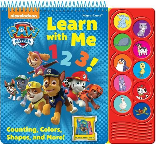 PAW Patrol: Learn with Me 123! Counting, Colors, Shapes, and More! Sound Book