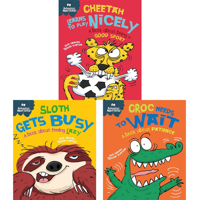 Behaviour Matters Set: Teamwork, Patience, and Motivation – A Three-Book Collection to Encourage Responsibility and Good Sportsmanship in Children