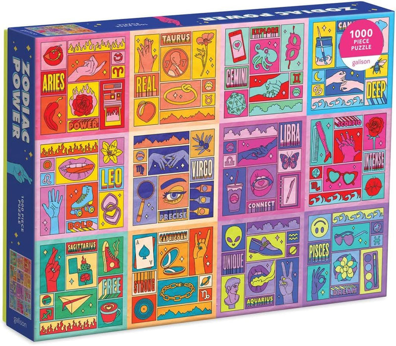 Galison 9780735366831 Zodiac Power 1000 Piece Puzzle