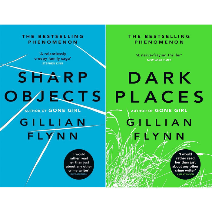Gillian Flynn’s Psychological Thriller Duo (2 Books Set): Sharp Objects and Dark Places